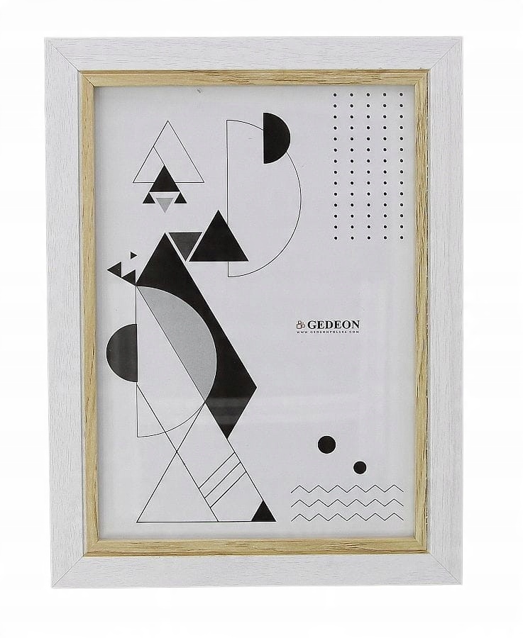 

Ramka drewniana na jedno zdjęcie 15x21 White Wb