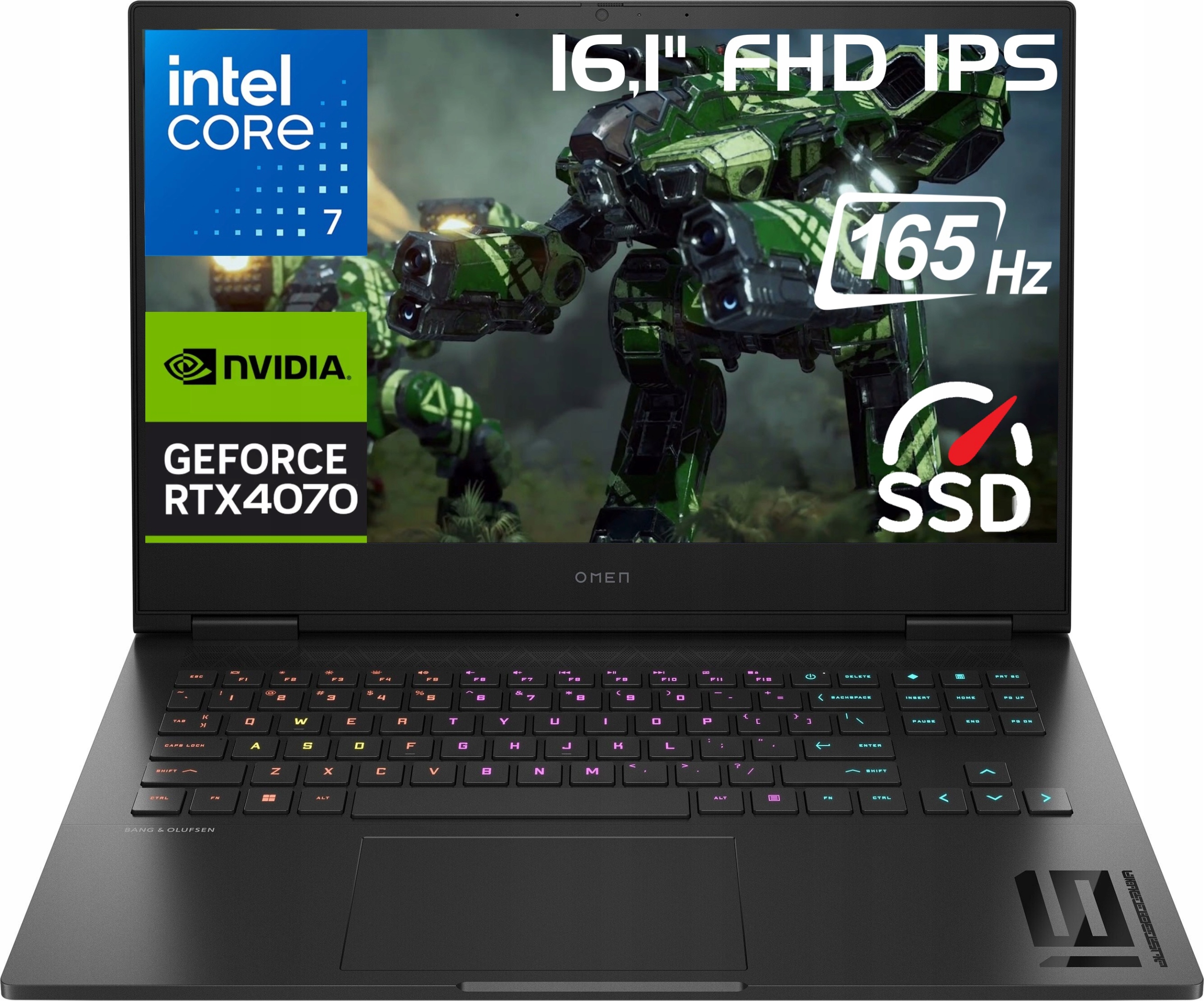 Laptop Hp Omen Intel i7-14700HX 16' 165Hz DDR5 16GB Ssd 1000GB Rtx 4070 W11