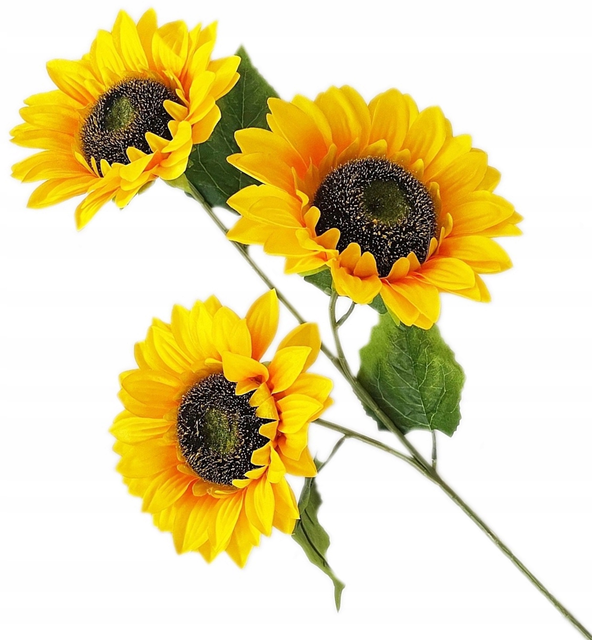 

Gałązka 3 Kwiaty Słonecznika 95cm Słonecznik Kwiat