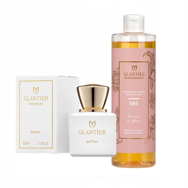 Sada Glantier Premium 50 ml 585 sprchový olej 400 ml 585