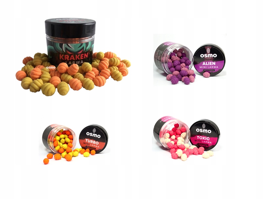 4x Osmo Larwa Wafters Kraken Alien Turbo Toxic