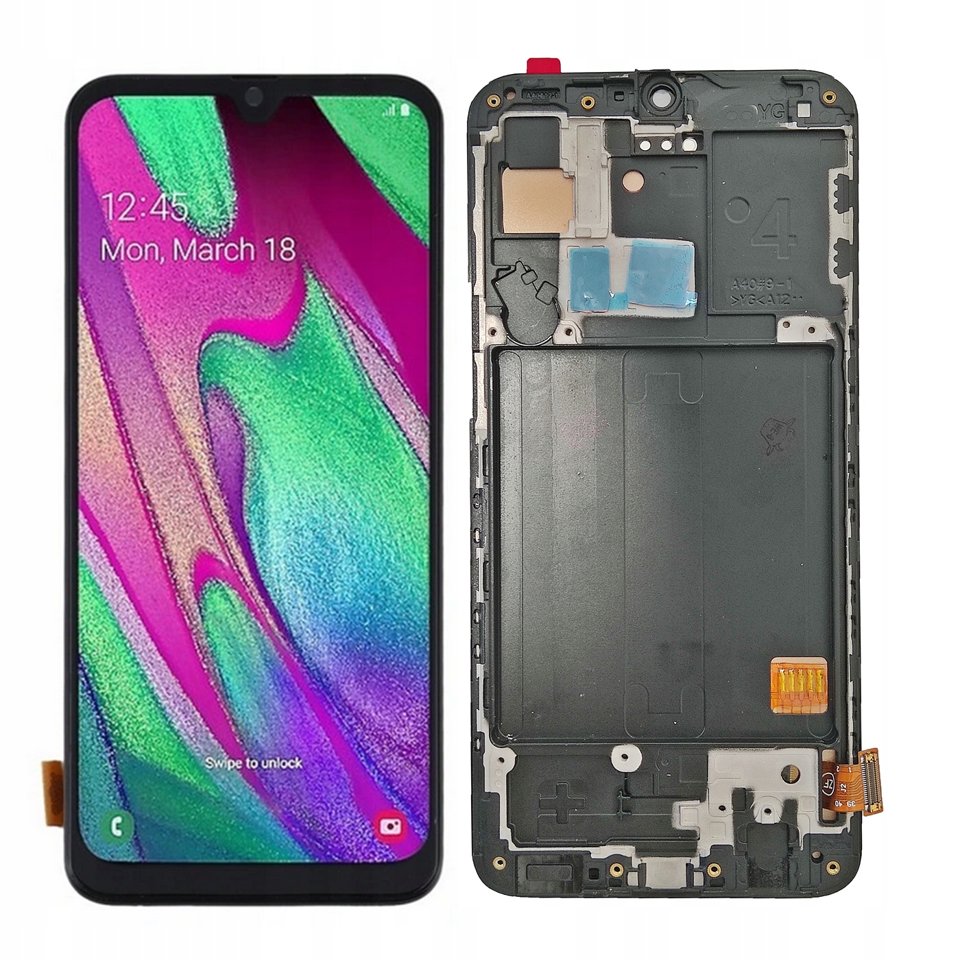 

LCD Wyświetlacz Dotyk do Samsung A40 Incell Ramka
