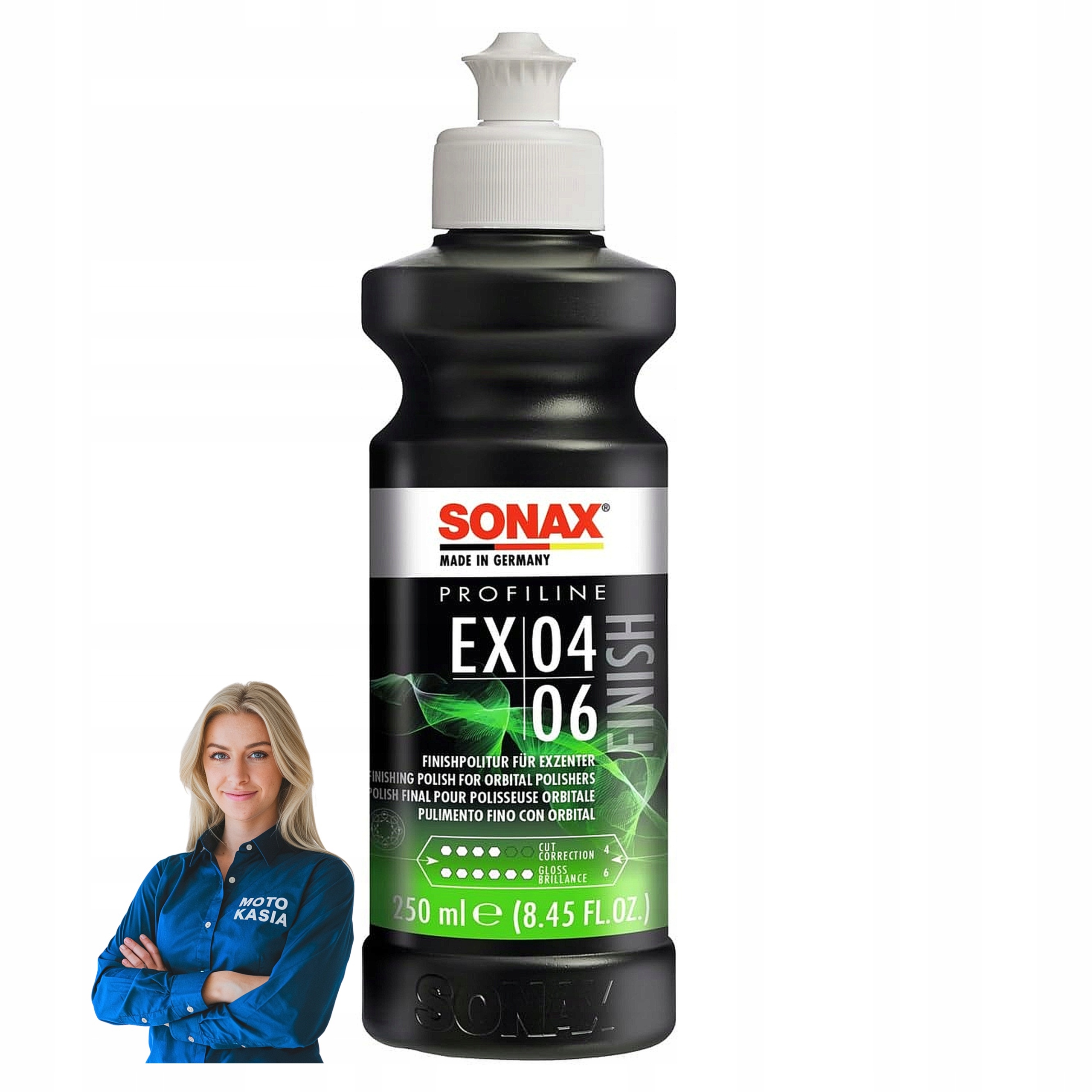 Sonax Profiline Ex 04/06 pasta polerska lakieru auta wysoki połysk 250ml