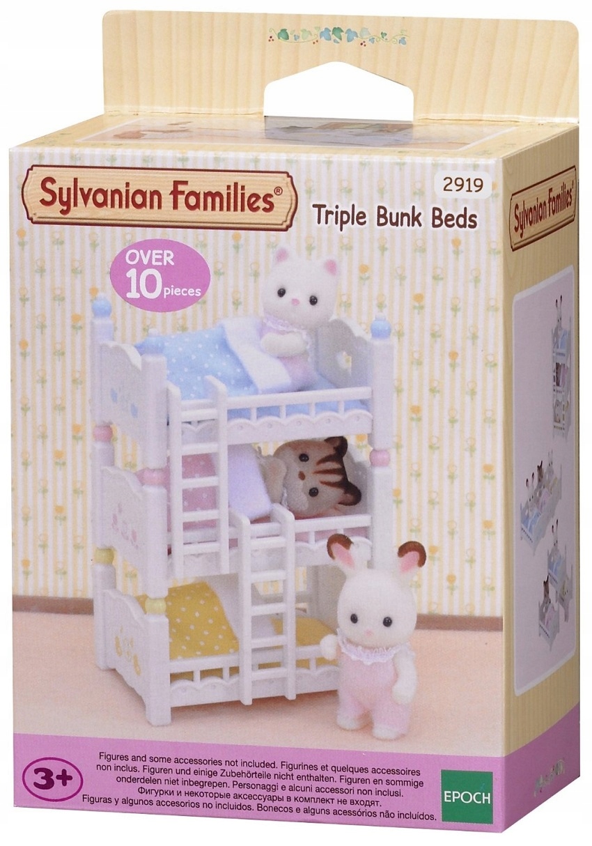 

Sylvanian Families Potrójne łóżko piętrowe 4448