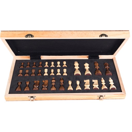 SZACHY DREWNIANE MAGNETYCZNE 40X40 CM SKŁADANE Producent inny