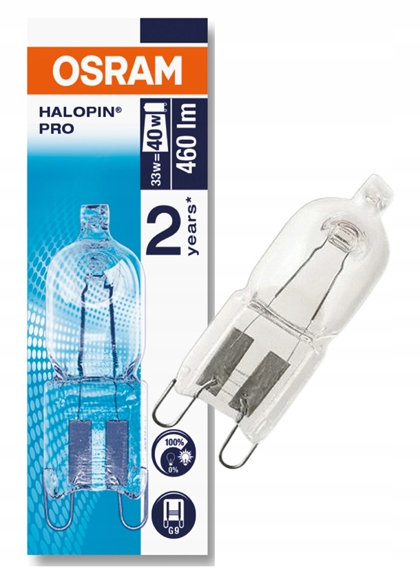 

Osram -halopin Eco 66733 -230V 33W 40W G9
