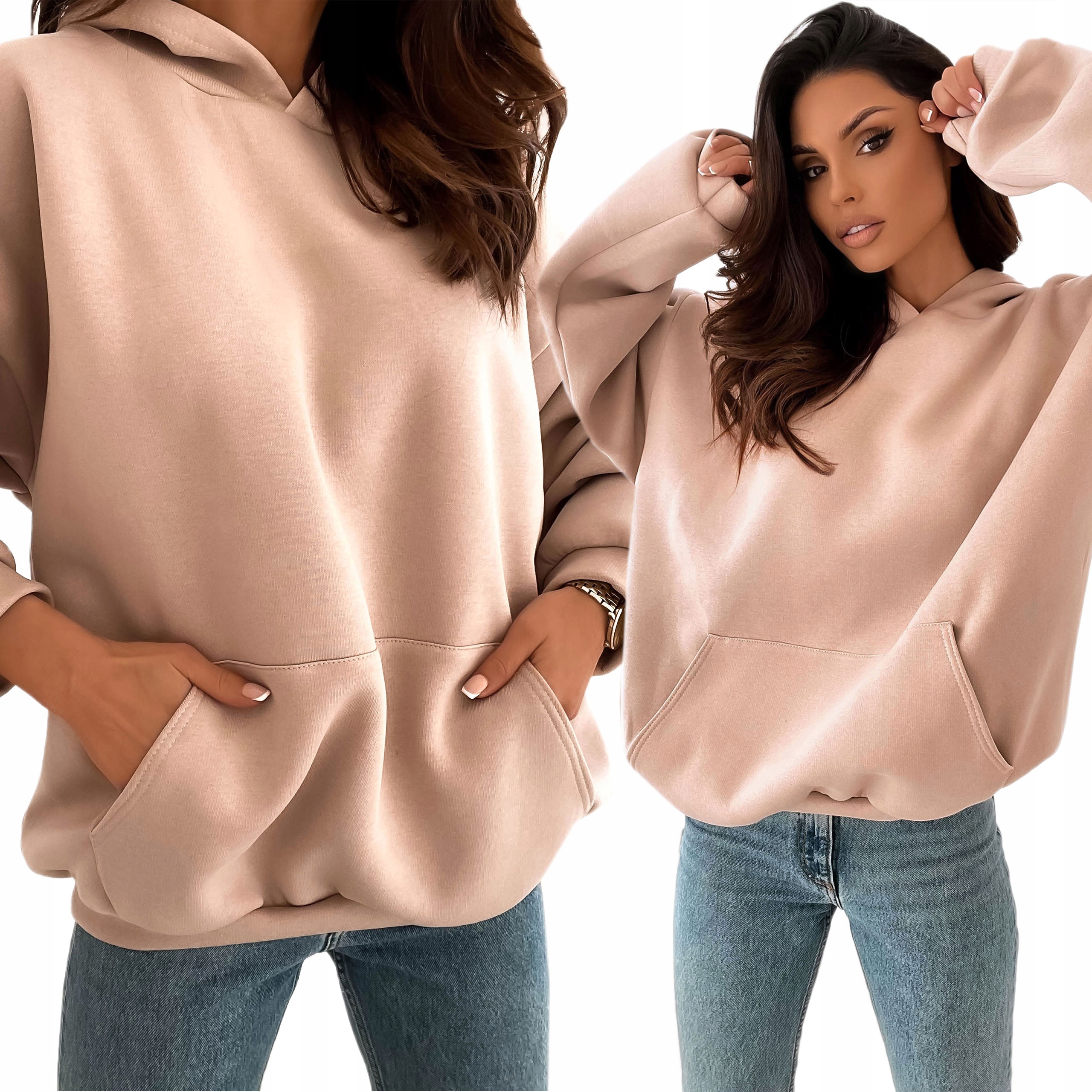 

Bluza Dresowa Przyjemna Wydodna Oversize