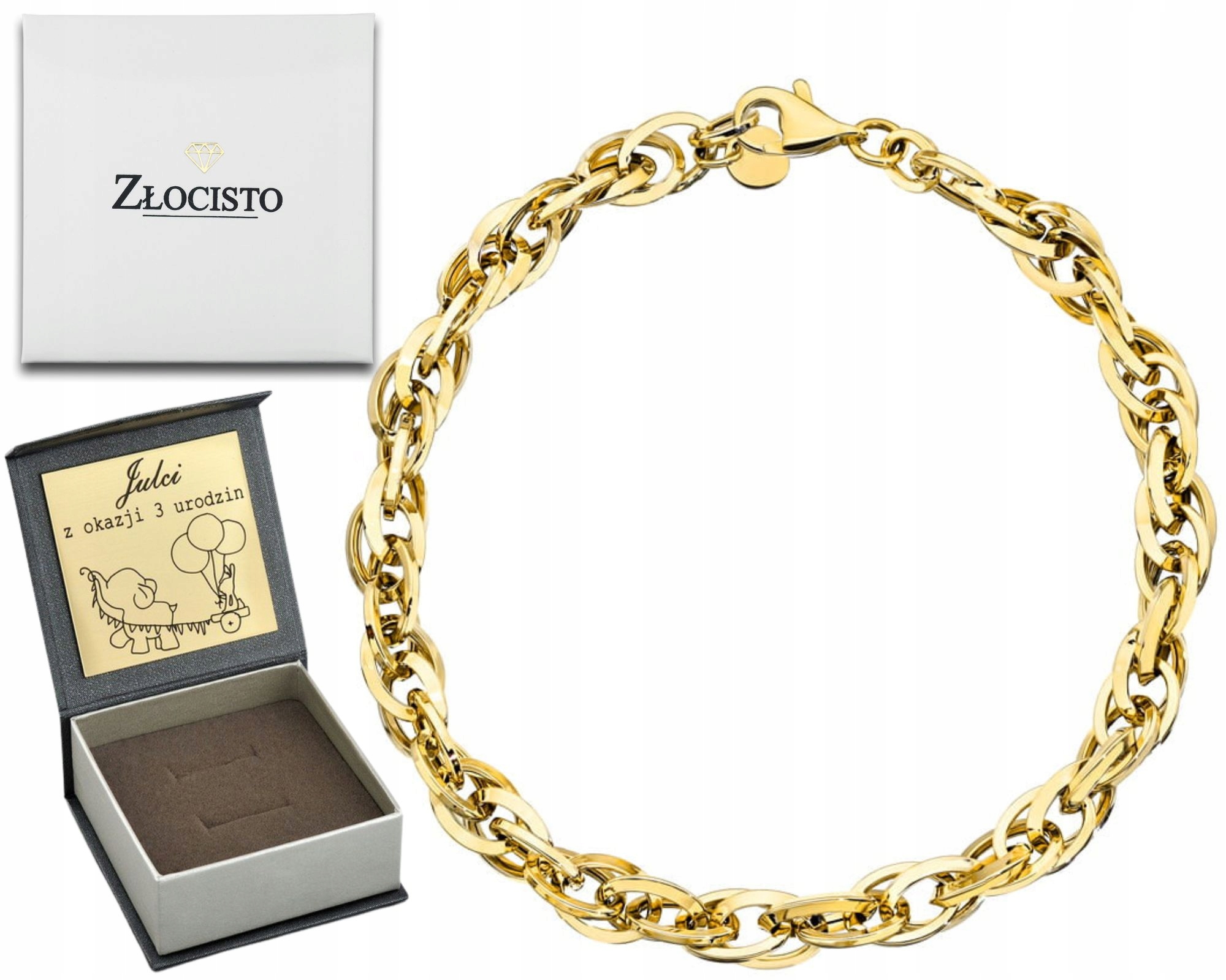 Zlatý Náramek O Ryzosti Zlata 585, Luxusní Kolekce