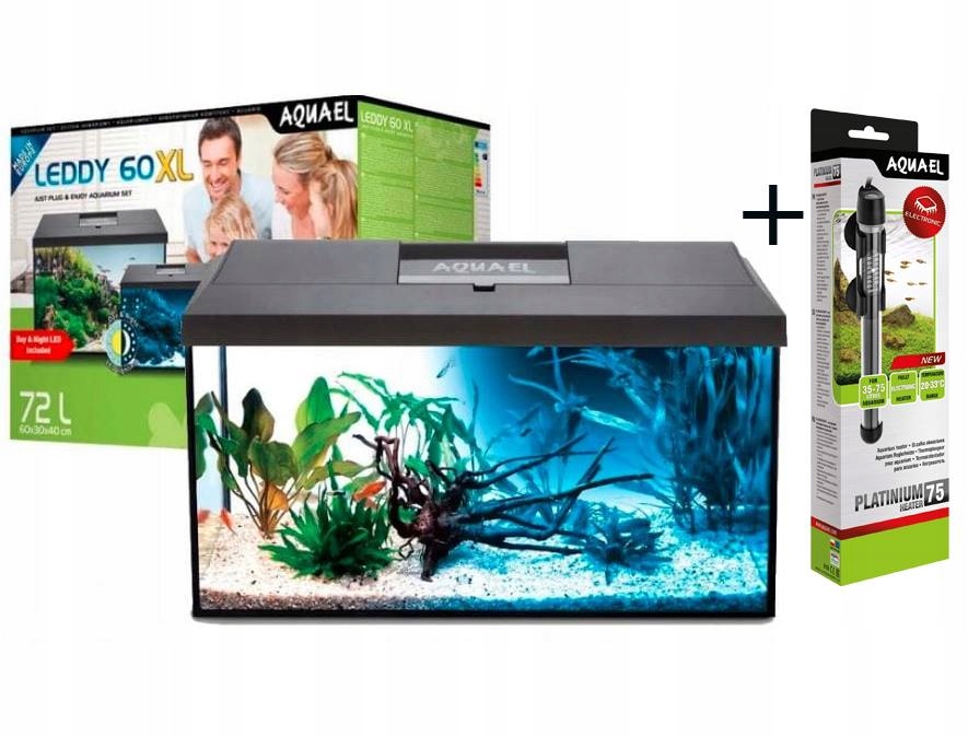 

Aquael Leddy Set XL 72L Z Grzałką Platinium 75W