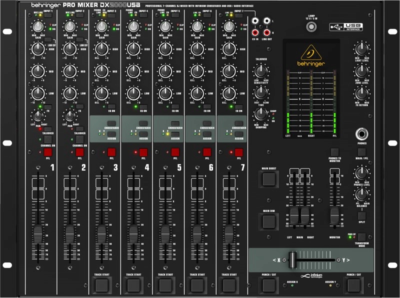 Behringer DX2000 Usb – 7kanálový Dj mixér