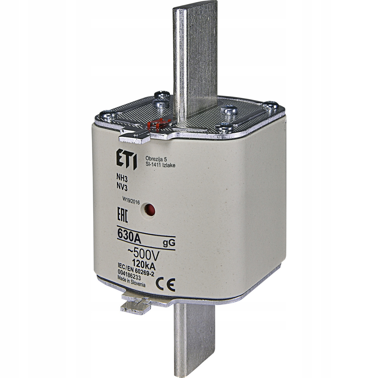 Průmyslová Topická Vložka Gg 3 630A 500V Ac Kombi Eti-polam