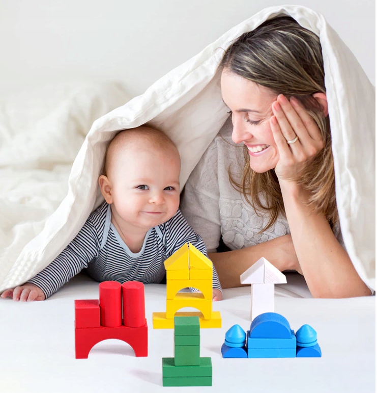 KLOCKI DREWNIANE EDUKACYJNE PUZZLE UKŁADANKA EAN (GTIN) 5907551666417