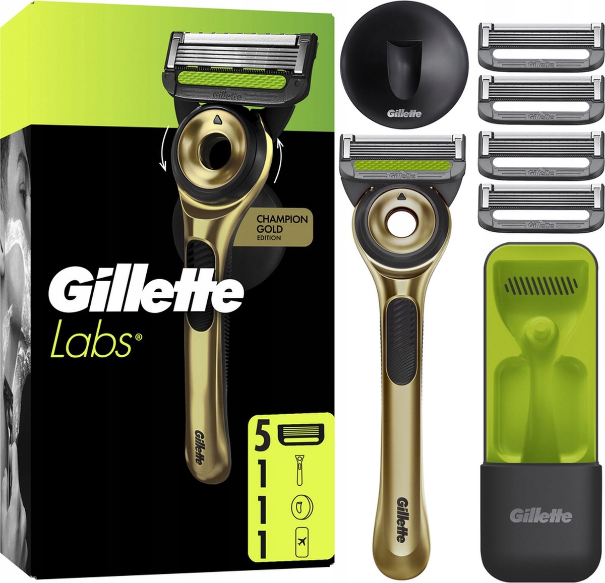 Labs Champion Gold Edition Maszynka Golarka z 5 Ostrzami