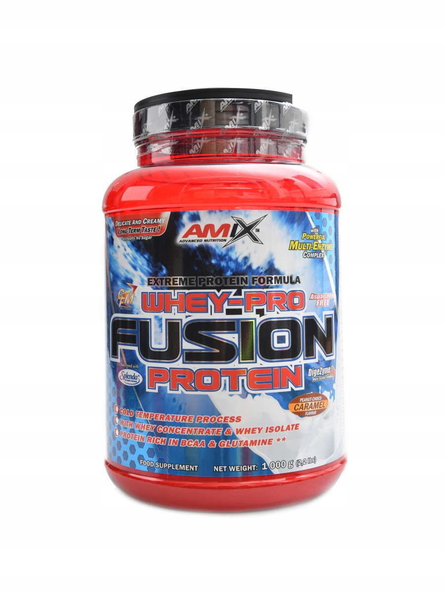 Amix WheyPro Fusion protein 1000 g čokoláda arašídy karamel