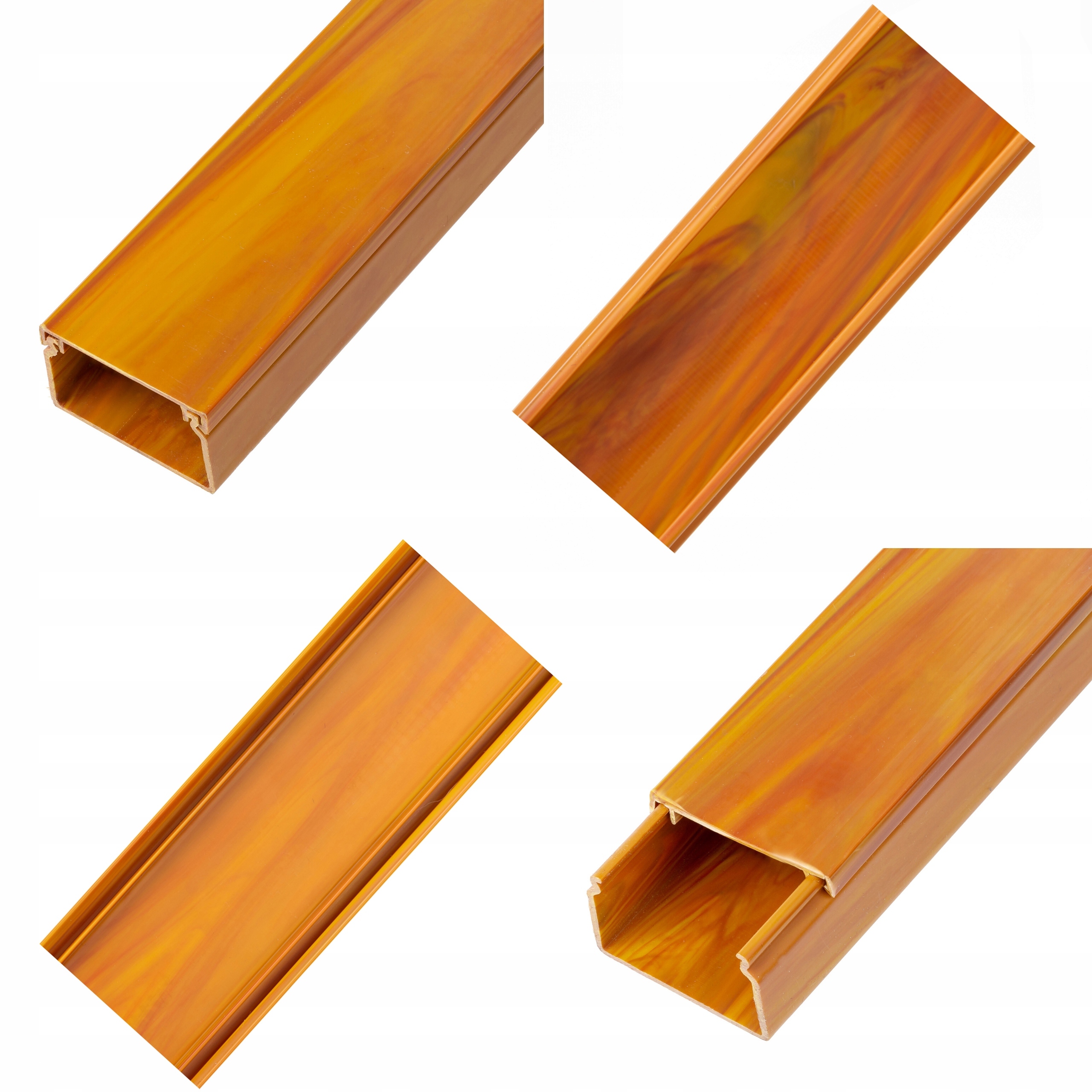 AKS Kanał kablowy listwa KE 40x40 Drewno Jasne 111463