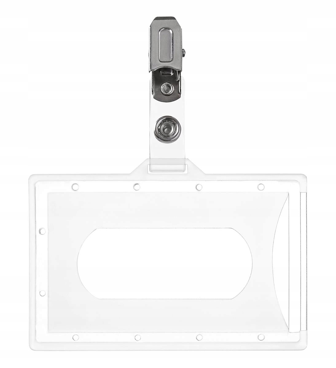 

Holder Z Klipsem Identyfikator Etui do Kart 10 szt