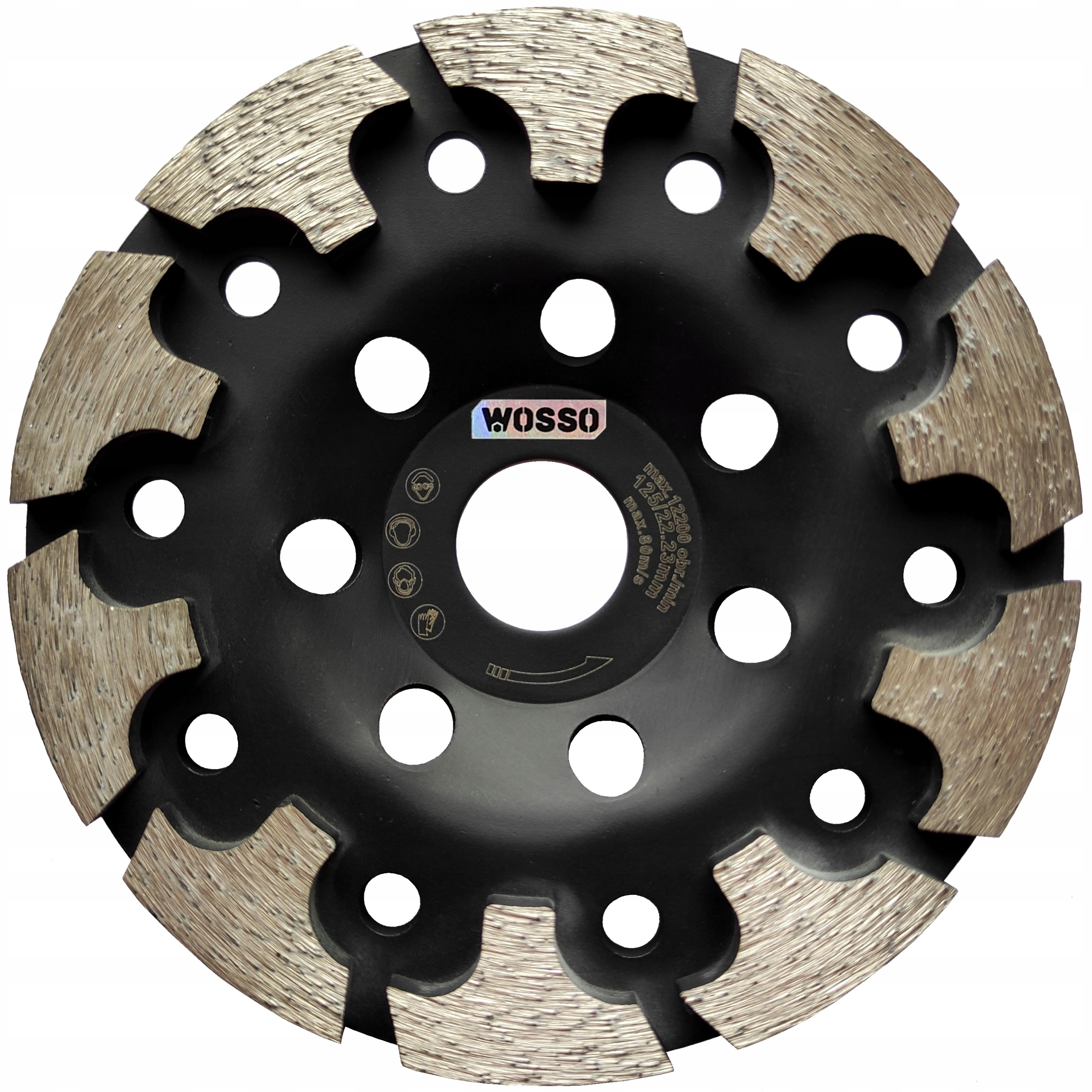 Tarcza Diamentowa Szlifierska 125 do Twardego Betonu Kamienia T-rox Premium