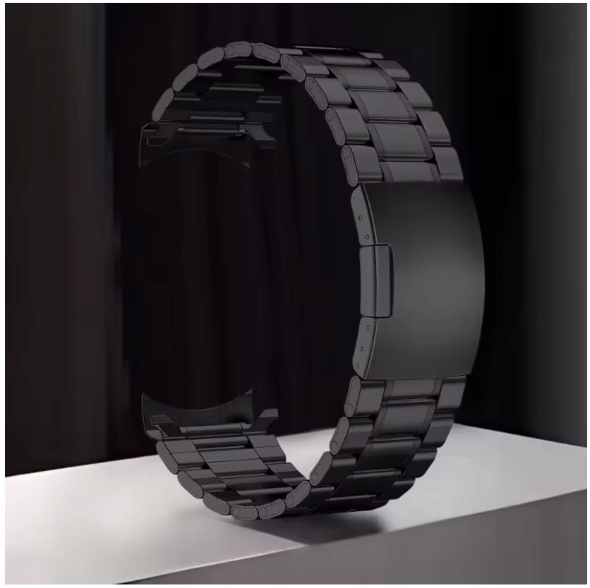 Bransoletka Do Męskiego Damskiego Zegarka Stalowa 22 MM Czarna Gratisy