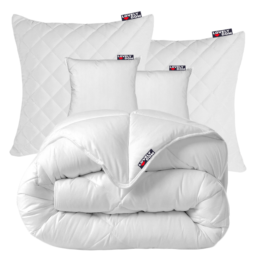 CAŁOROCZNA KOŁDRA 160X200 + 2 PODUSZKI + 2 JAŚKI Stan opakowania oryginalne