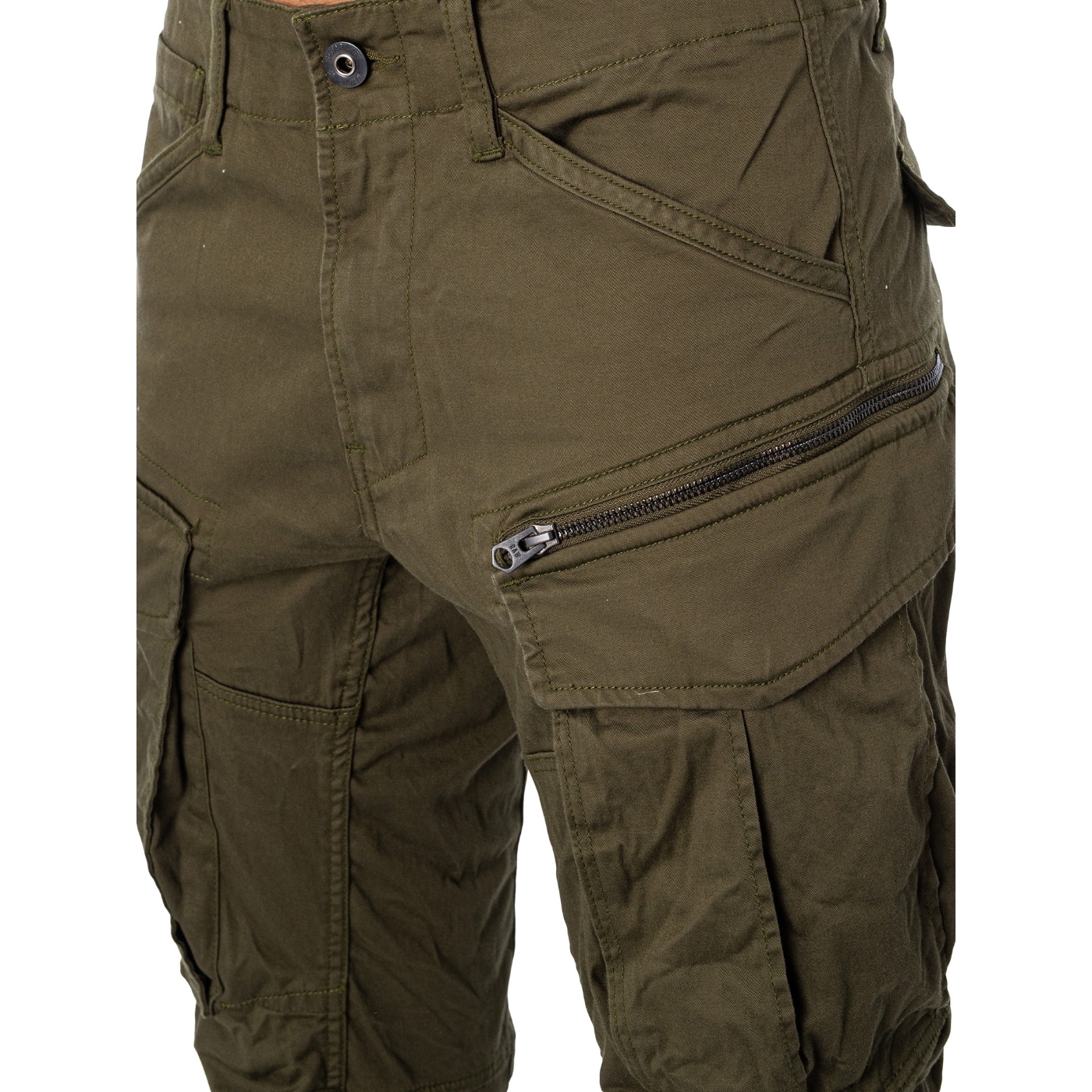 Spodnie Męskie Bojówki G-STAR RAW ROVIC ZIP 3D REGULAR TAPERED | r. 33/34 Kolekcja CAŁOROCZNE