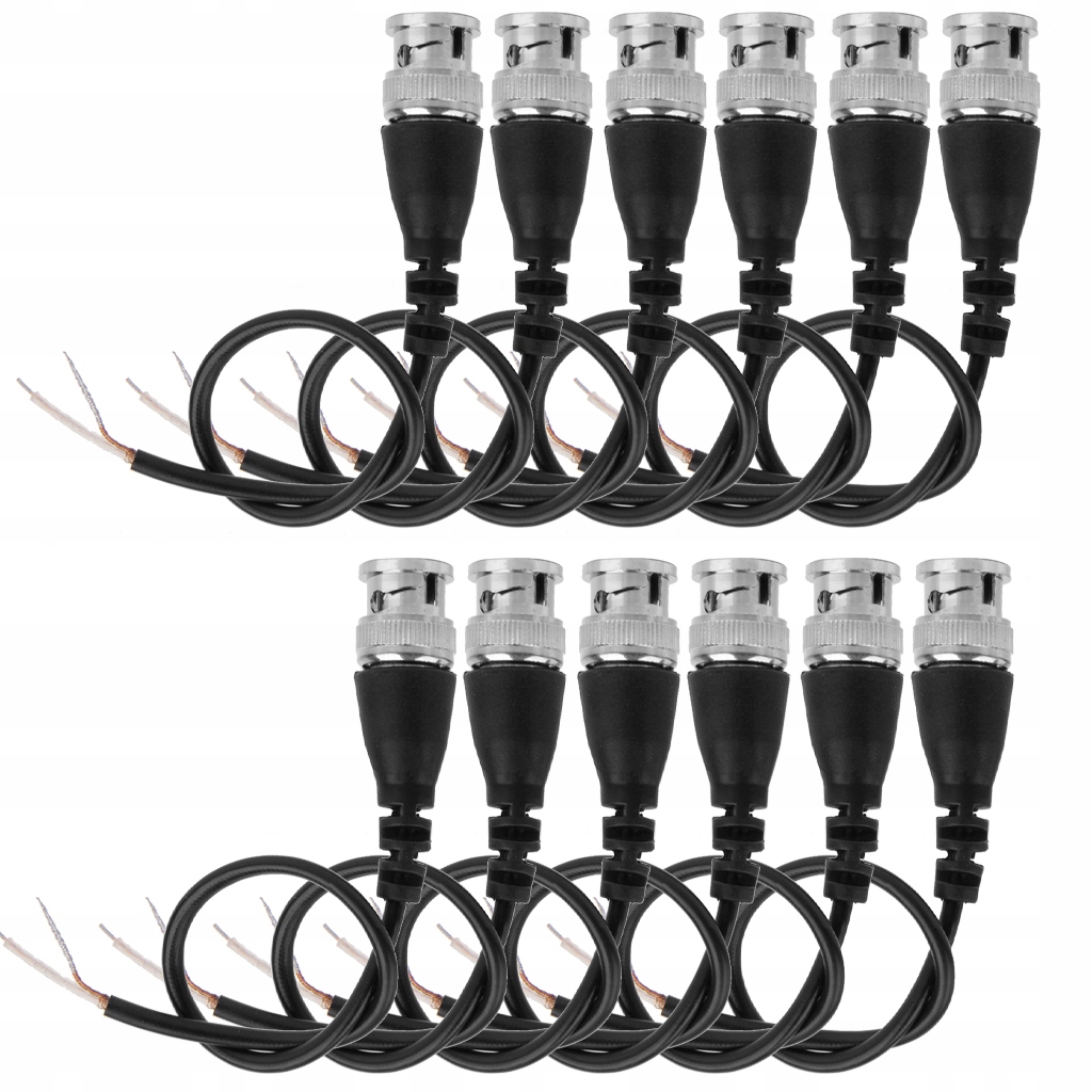 10pcs 20cm DC Power BNC Plug Wire For Marka bez marki