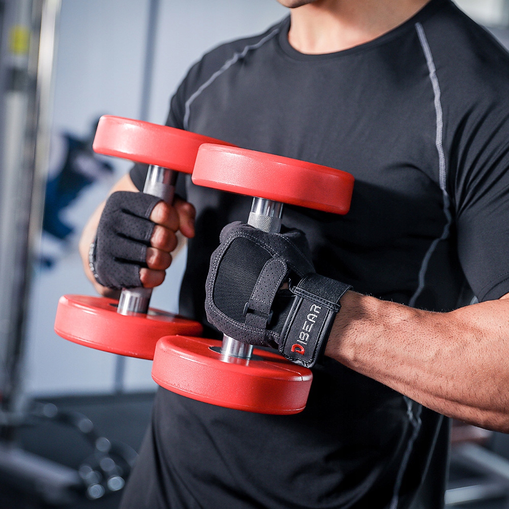 RĘKAWICE NA SIŁOWNIĘ DO ĆWICZEŃ FITNESS ANTYPOŚLIZGOWE DŁUGI RZEP L EAN (GTIN) 6976335612864