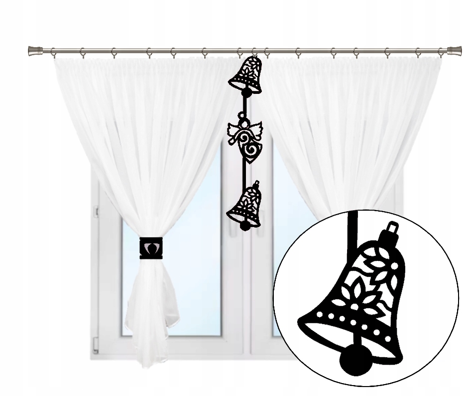 

Firana Świąteczna zawieszka Boże Narodzenie Ażur