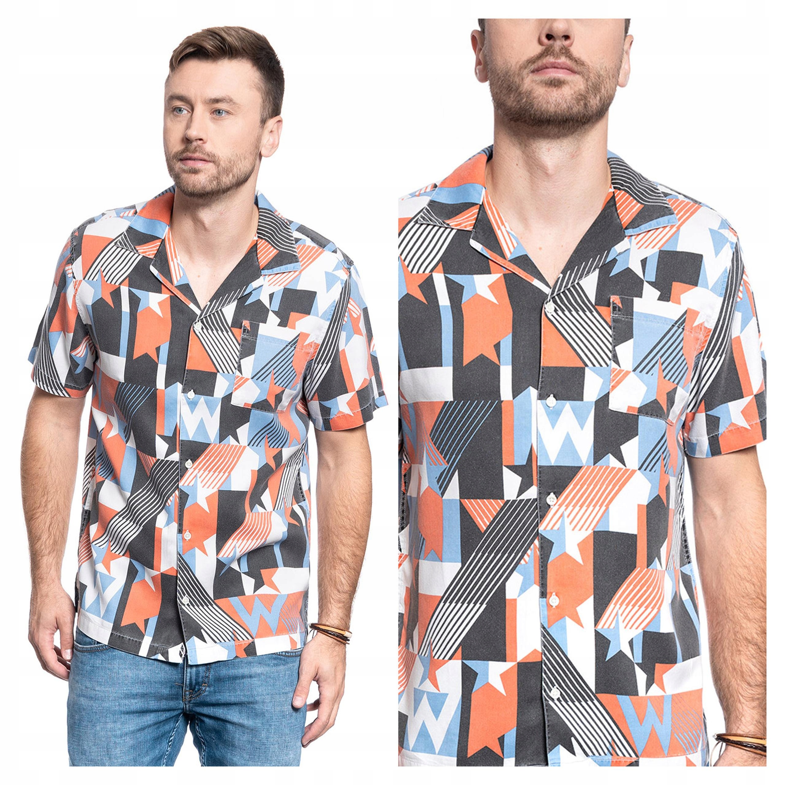 Pánská košile Wrangler Ss 1 Pkt Shirt M