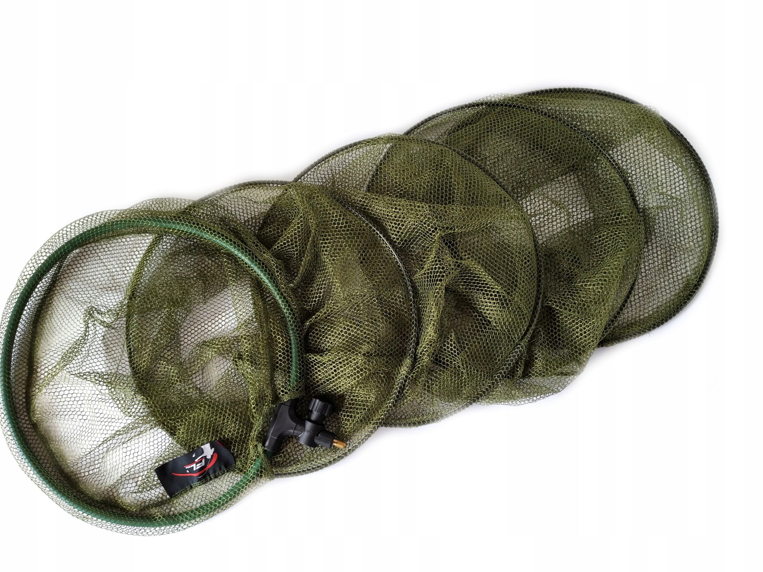 Siatka wędkarska sadzyk na ryby 150x35 cm uchwyt kątowy na sztycę podpórkę