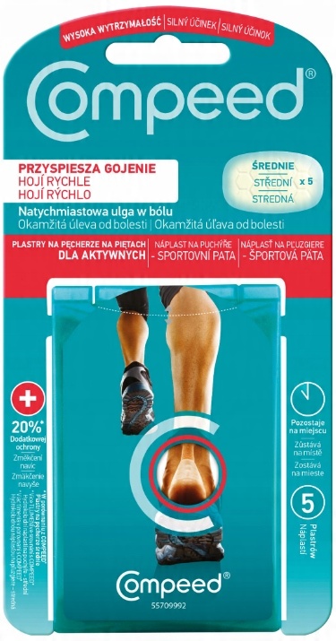

Compeed Plastry na pęcherze pięty Extreme 5 szt