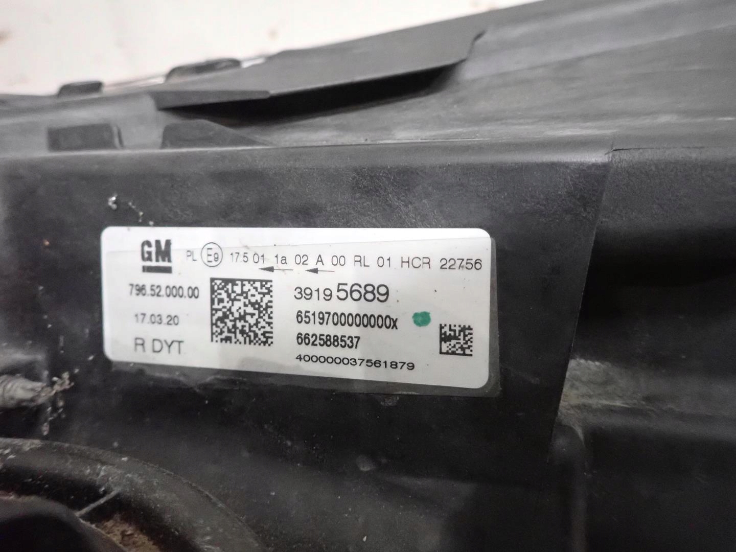 light front right OPEL ASTRA V K LIFT 19- FULL LED
