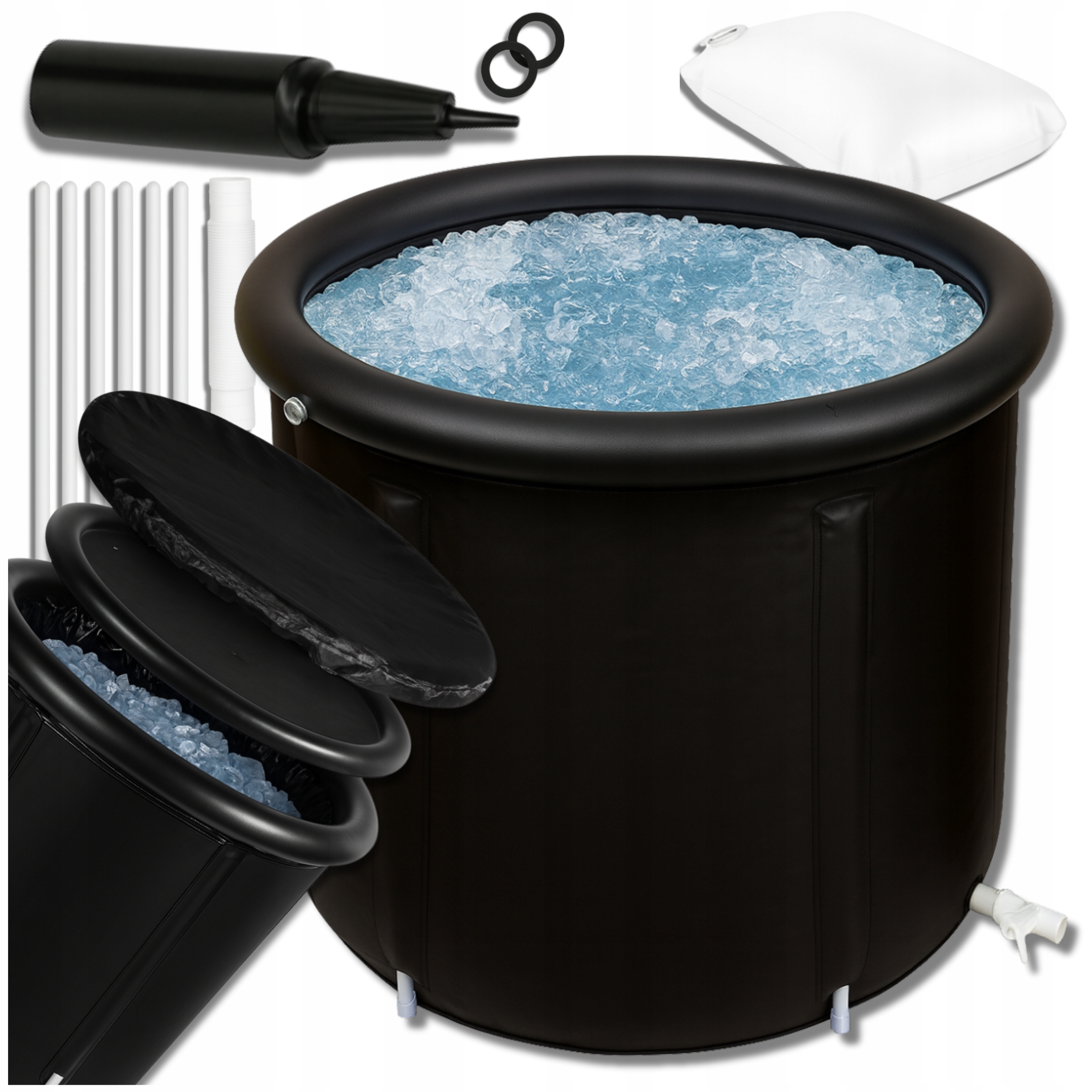 Sud Na Moření Ledová Vana Bazén Pro Regeneraci 420L Přenosný Balia