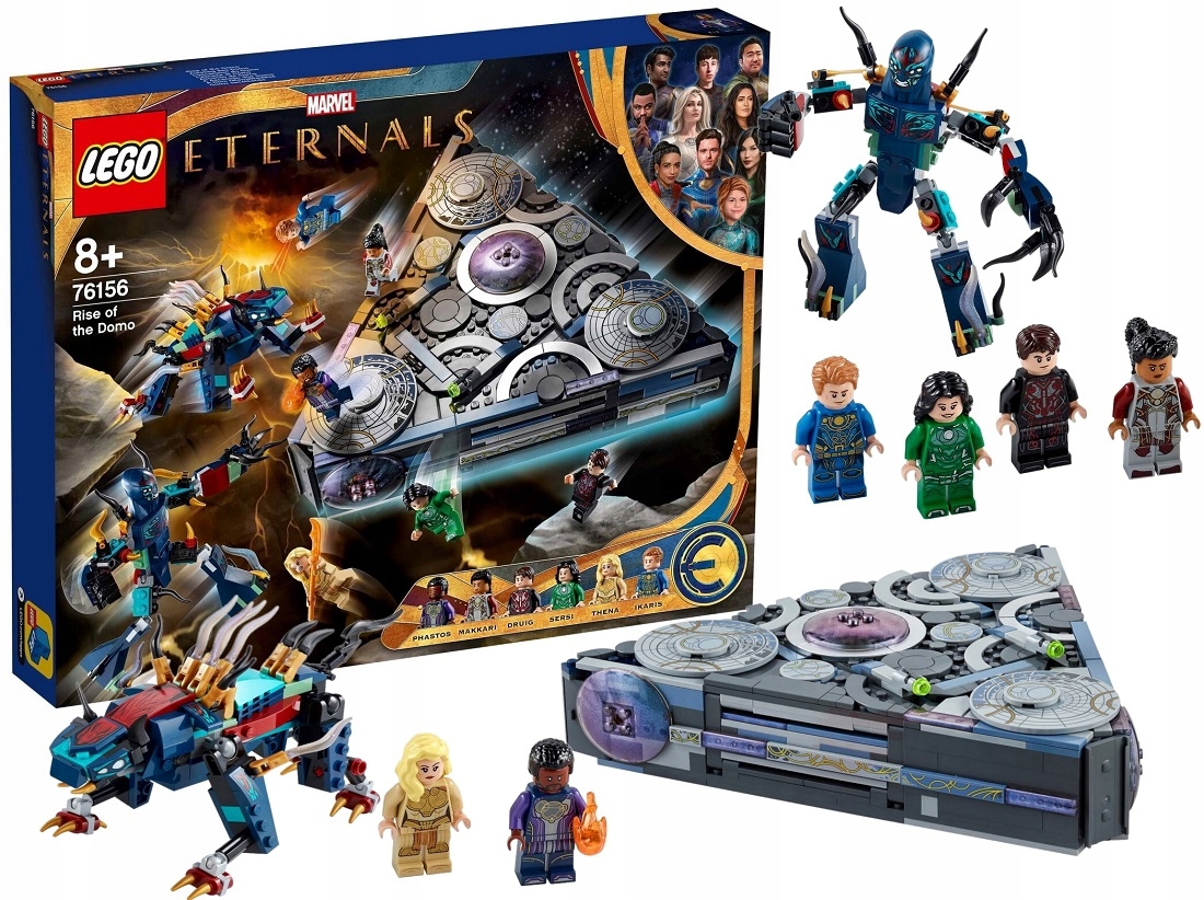 stavebnice Lego Eternals Heroes Domo Vyrábí 76156