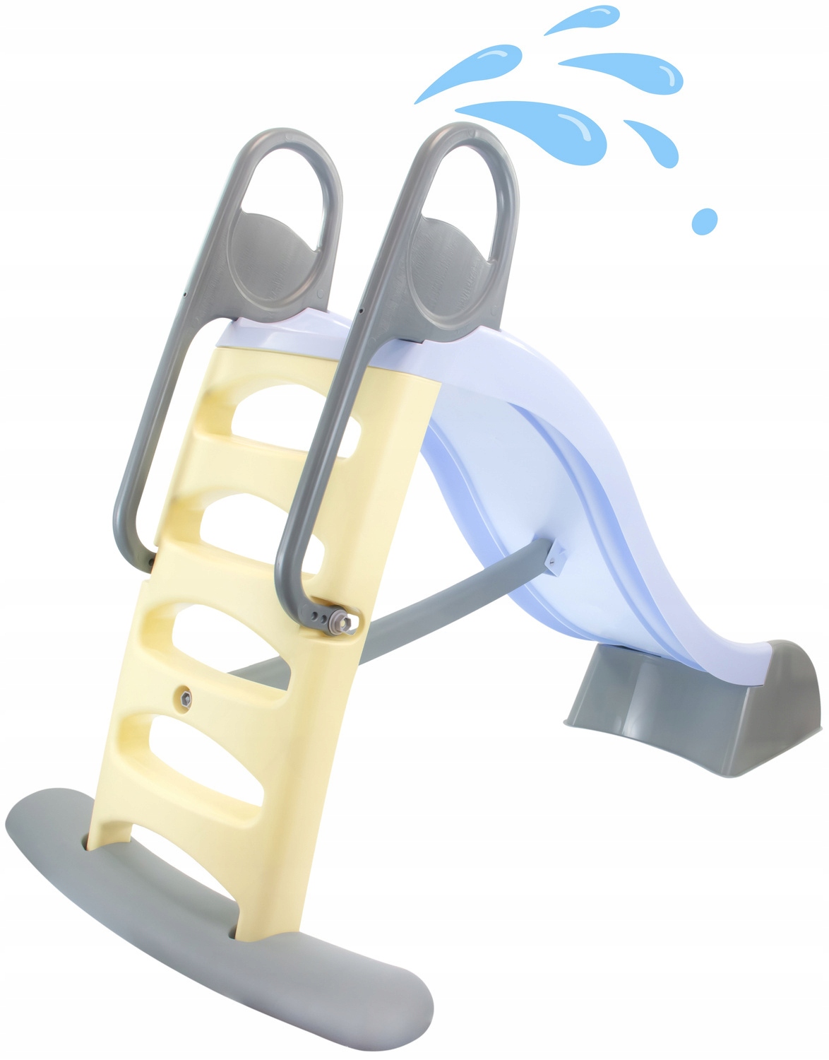 ZJEŻDŻALNIA OGRODOWA DLA DZIECI z natryskiem ŚLIZG 180cm PASTELOWA Mochtoys Marka Mochtoys