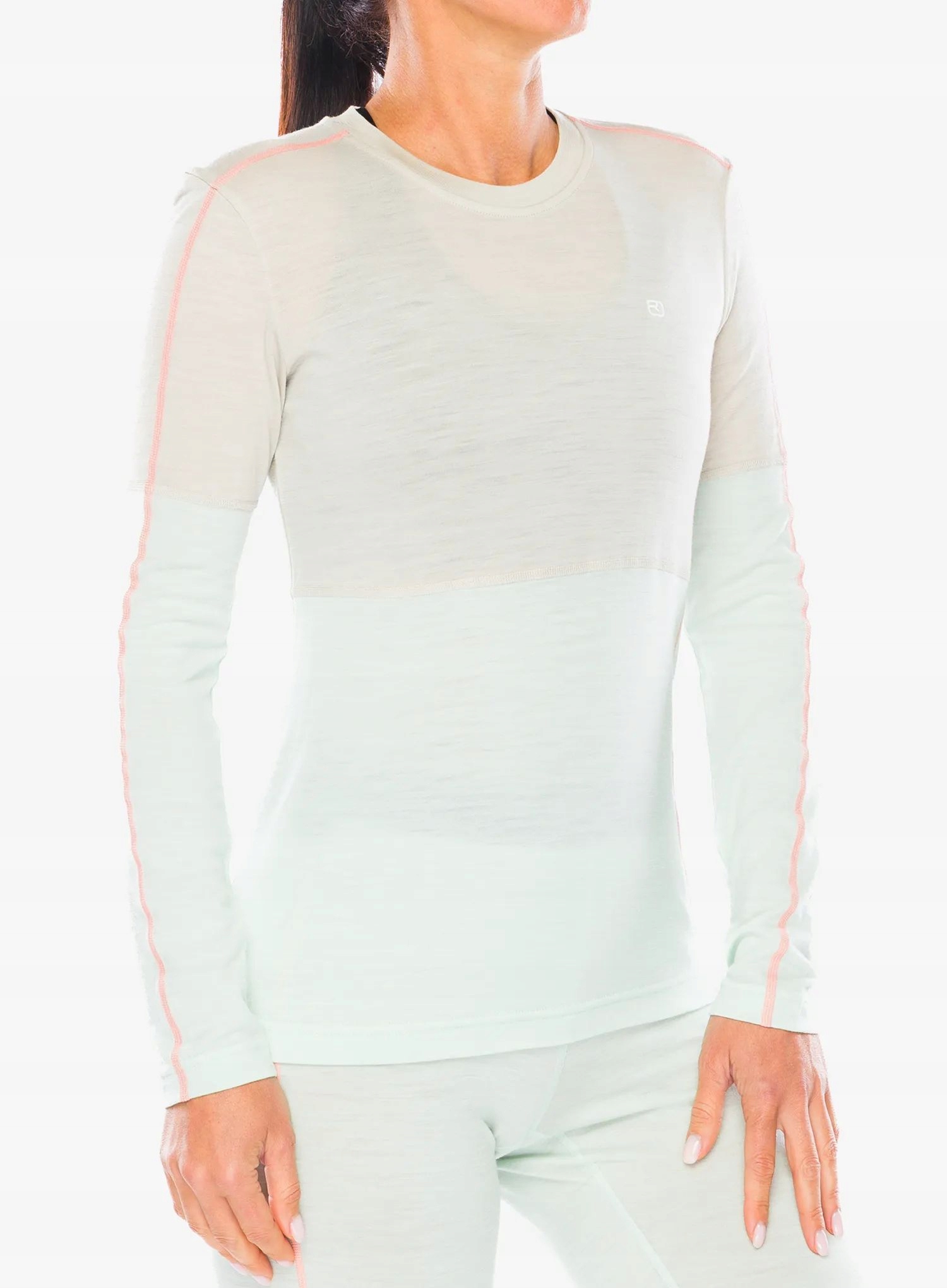 Bluza termoaktywna damska Ortovox 185 Rock N Wool Ls white tea M