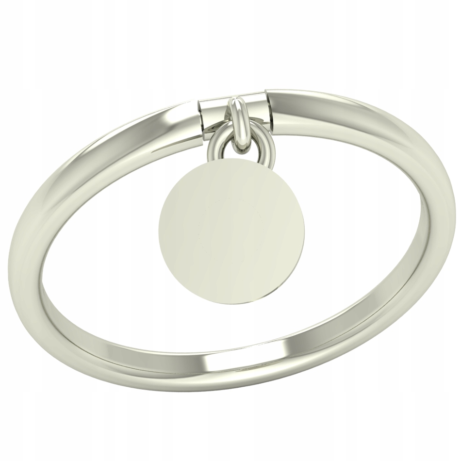 Prstýnek S Pohyblivým Kroužkem Gravírování Stříbro 925