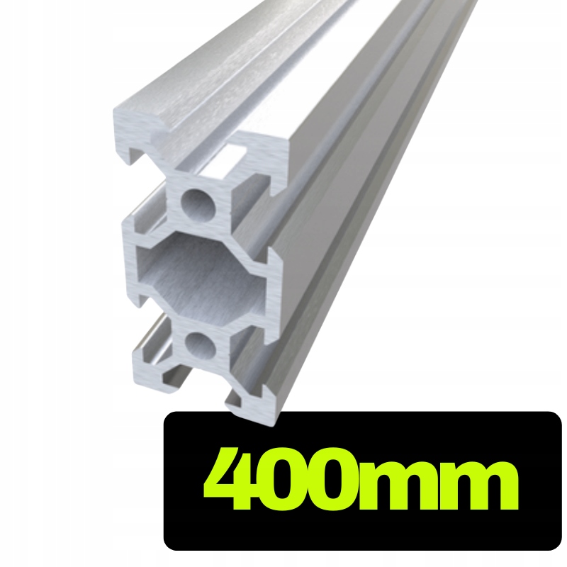 Profil aluminiowy konstrukcyjny V-Slot 2040 40 cm srebrny T6 20x40