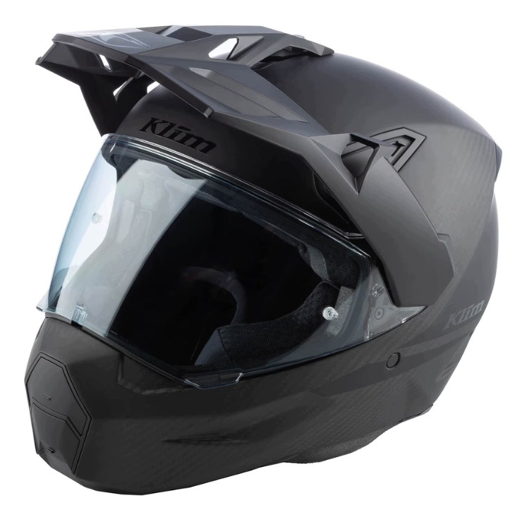 Klim X1 Alpha Carbon Black Matt Kask Adventure L