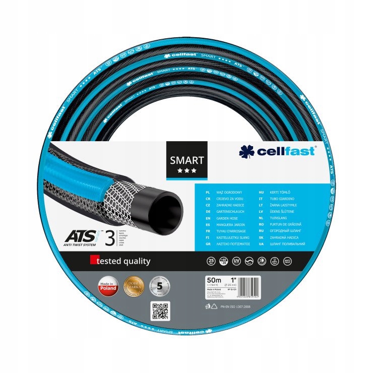 Záhradná hadica 1 palec 50 m Cellfast Smart ATS3 13-131