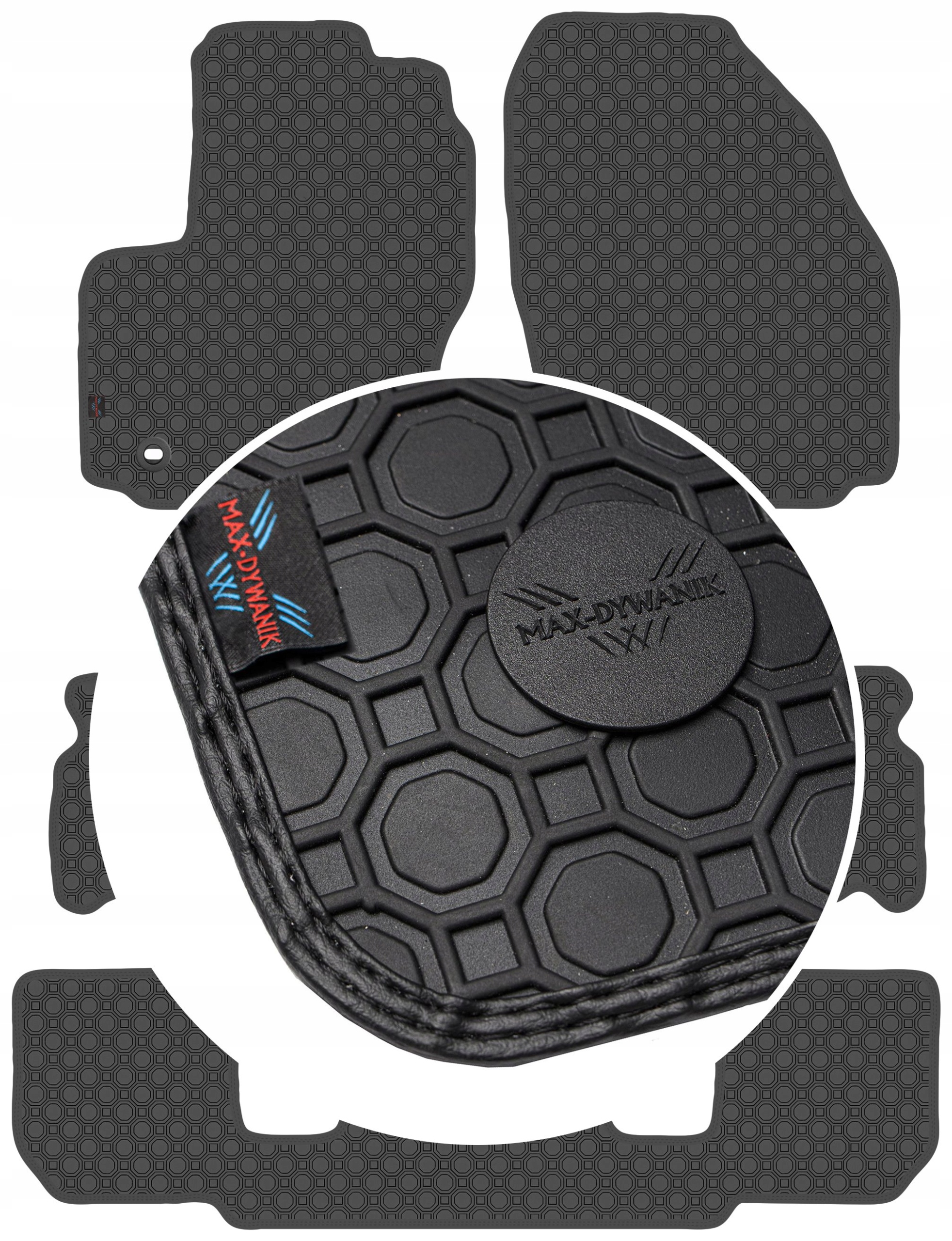 Ford S Max I 7os 2006-2010 Koberce Čierne