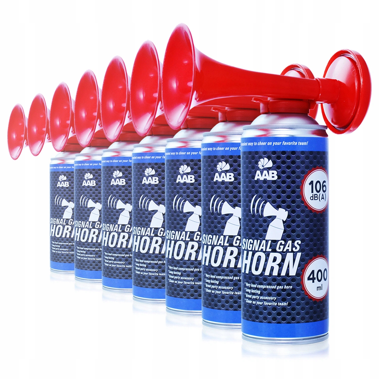 Aabcooling 7x Trubka-kibica Na Vzduch Fanfara 400-ml Narozeninová Párty