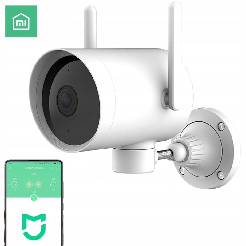 

Xiaomi Inteligentna Zewnętrzna Kamera Wifi 1080P