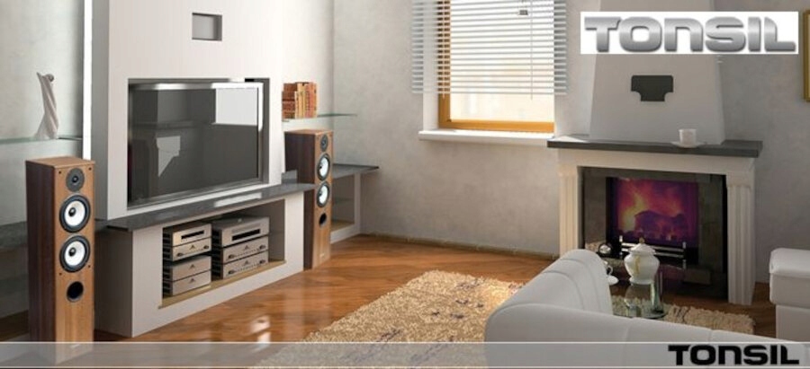 Kolumna głośnikowa TONSIL Fenix III Orzech 1 szt. Rodzaj podłogowe