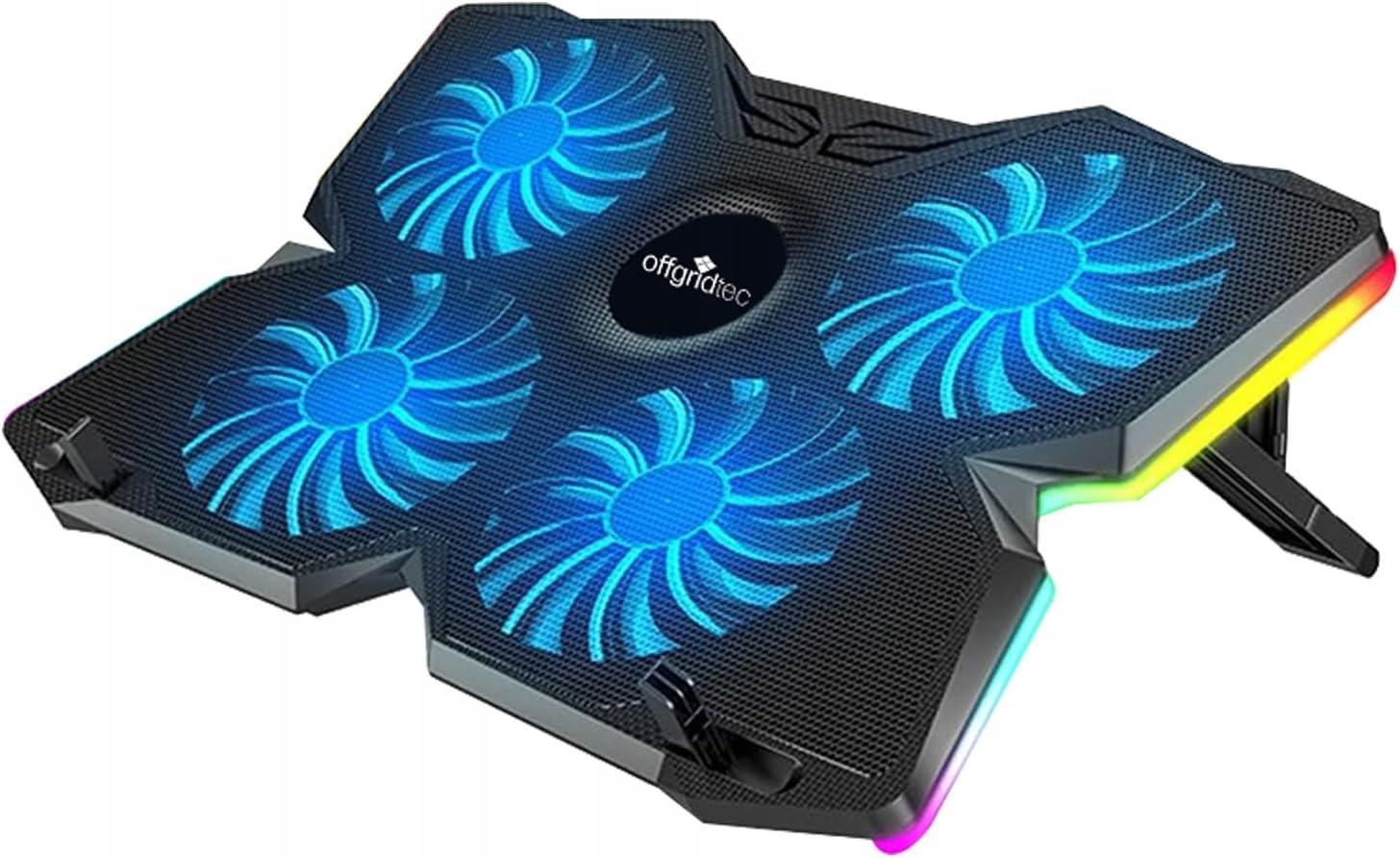 Chladící Podložka Pod Notebook 4 Ventilátory Usb Nastavitelná 17 Palců