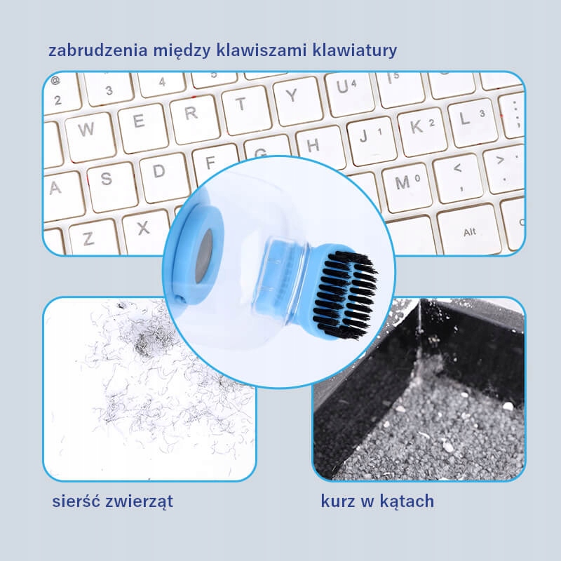 Mini odkurzacz pionowy ręczny z końcówkami biurko akumulator USB-C TENWIN Stan opakowania oryginalne