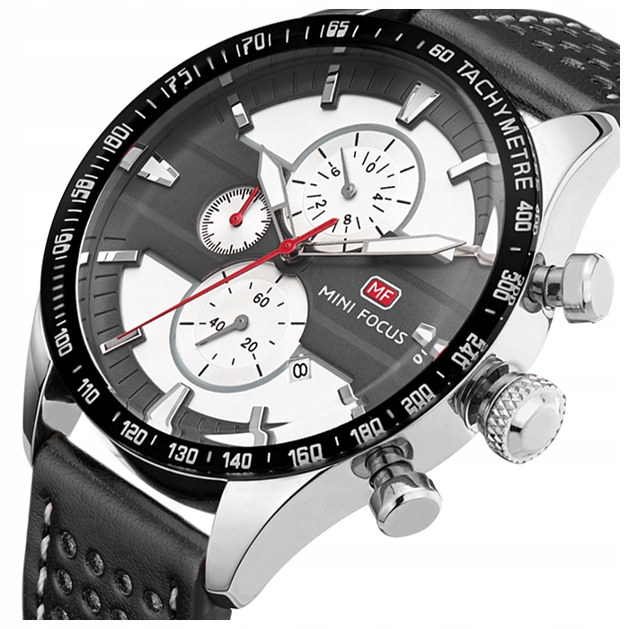 Pánské hodinky Mini Focus N0002/ řemínek kůže černá
