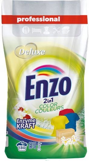 Levně Prášek na barevné prádlo německý Deluxe Enzo 9,1kg 130 praní