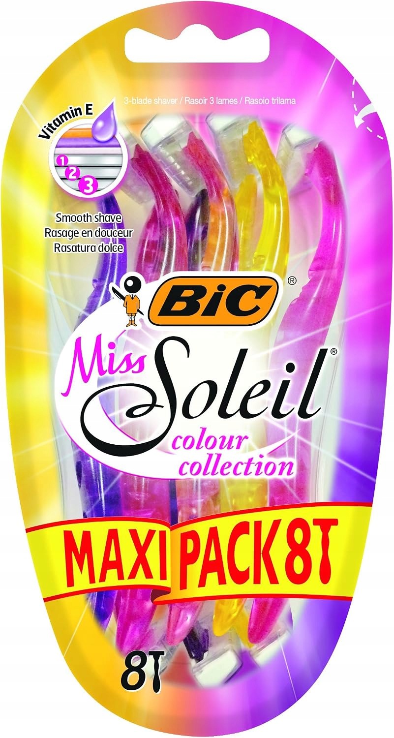 Bic dámské holicí strojky s 3 břity, sada 8 kusů