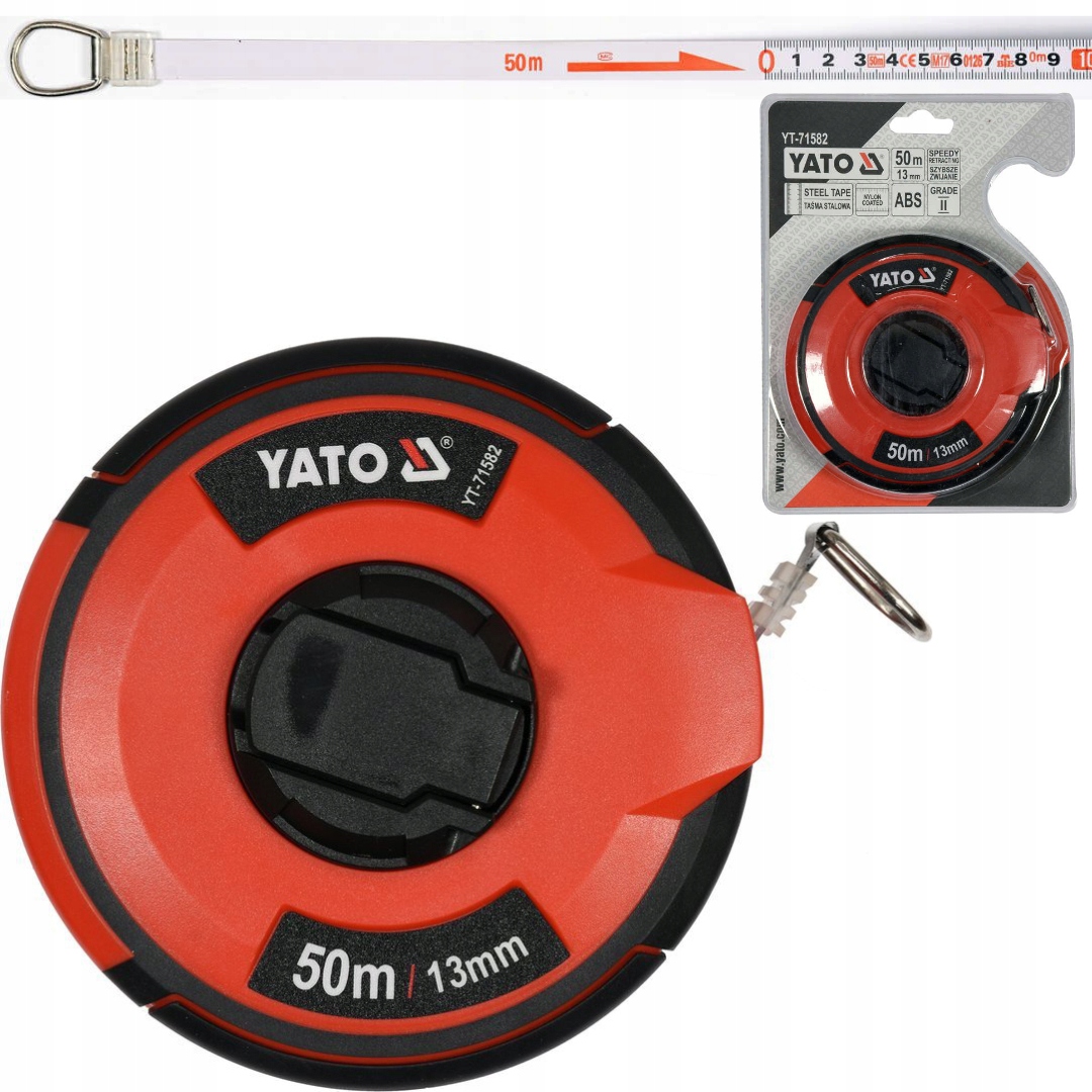 

Taśma Miernicza Stalowa 50 M X 13 MM Nylon Yato