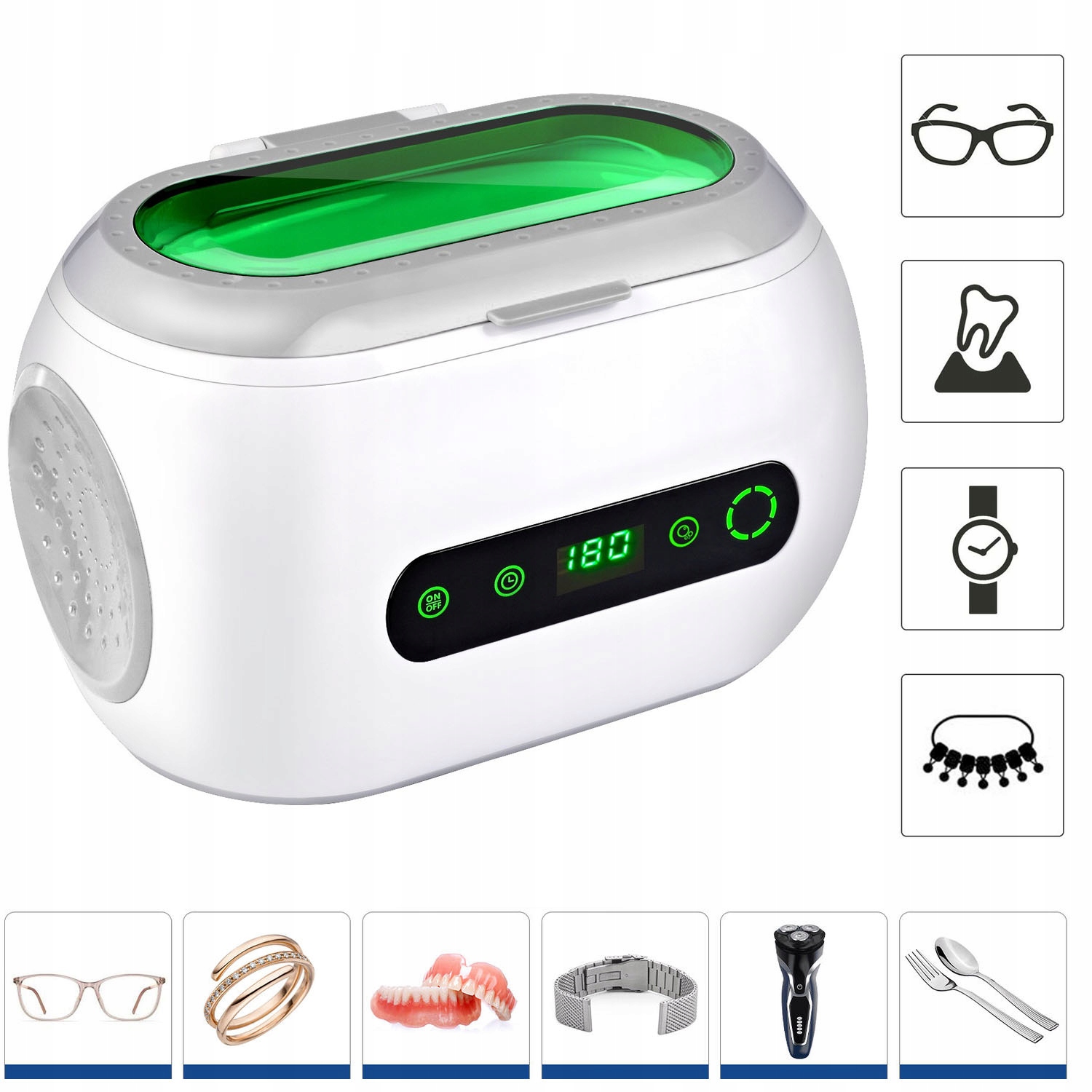 Ultrazvuková čistička 600 ml Kosmetický Sterilizátor